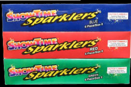 Color Sparklers 10"