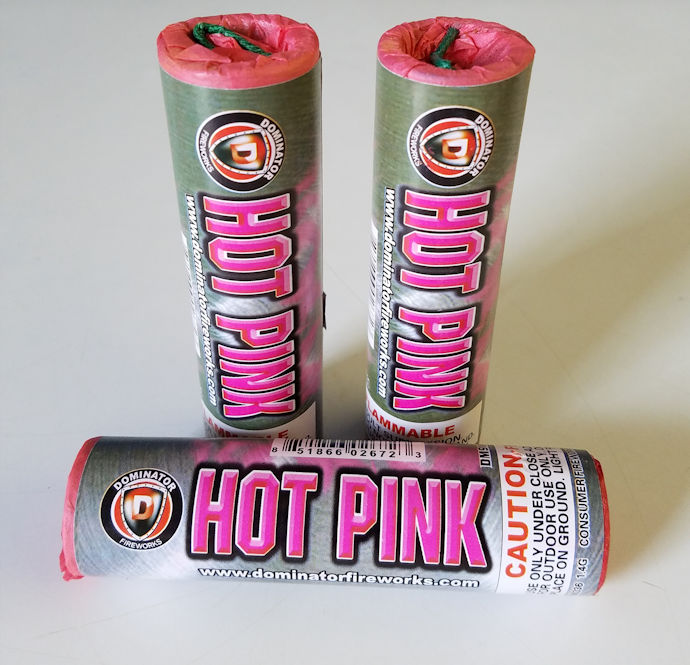 Hot Pink Smoke Bomb
