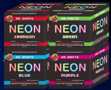 Neon barrages